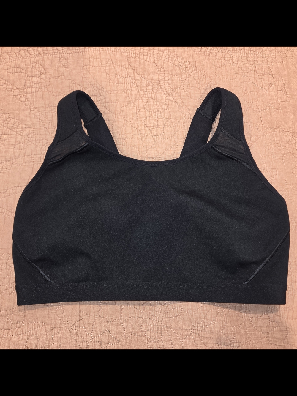 SPANX Black Seamless Support Sports Bra